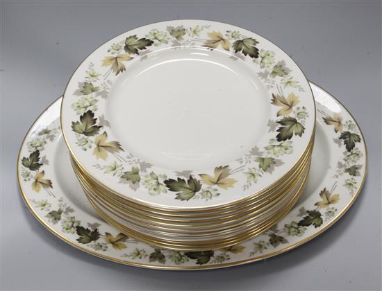 A Royal Doulton Larchmont part dinner service